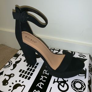 Brand new Bamboo platform heels. Size 10.